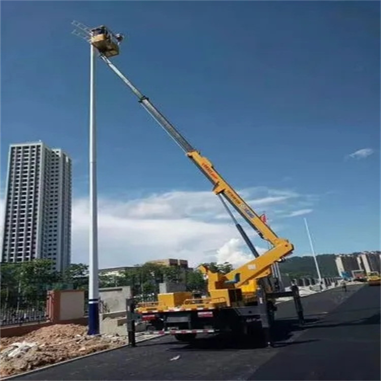 温州龙湾维修路灯的曲臂升降车出租